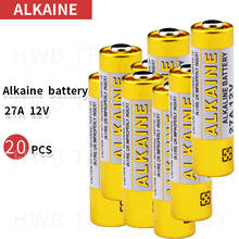 Batería alcalina seca 20 piezas 27A, 12V, L828, 27AE, 27MN, A27, para timbre, alarma de coche, walkman, control remoto de coche, etc. 2024 - compra barato