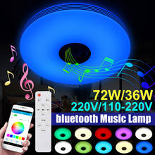 Modern LED Ceiling Lights with Dimmable RGB bluetooth Music for Livingroom 36/72W APP Control Remote Control Lamp 110V/220V 2024 - buy cheap