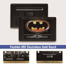 Batmans - EUR ярлык Flashkit MD никелевое золото схема на основе печатной платы для Sega Genesis Megadrive игровая консоль 2024 - купить недорого