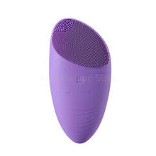 Portable Silicone Electric Facial Cleansing Brush Sonic Vibration Face Cleaner Massage Brush Skin Care Tool USB Rechargeable 40# 2024 - buy cheap