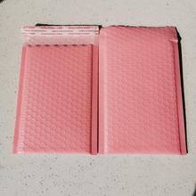 Envelopes acolchoados rosas claro com plástico bolha, embalagem para envio, 15x25cm, 20 unidades 2024 - compre barato