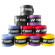 10pcs/lot Perforado YONEX Overgrip For Tennis Badminton Racket Anti-slip Racquet Tape Grips 5mm Thickness 2024 - buy cheap