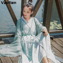 Traditional Hanfu Dance Costume Elegant Oriental Dress Ancient Princess Clothing Chinese National  Han Dynasty Cosplay Clothing 2024 - buy cheap