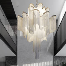 Современный роскошный подвесной светильник, люстра в скандинавском стиле для гостиной, лофта, коридора, лестницы, комнатные декоративные осветительные приборы 2024 - купить недорого