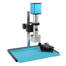 Câmera de microscópio fhd, vídeo industrial, hdmi, x, zoom estéreo 3d, lente de aumento, monitoramento industrial, ensino 2024 - compre barato
