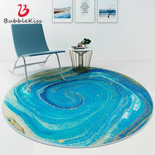 Bubble Kiss Carpets For Living Room Modern Abstract Art Blue Sea Coffee Table Home Decorative Rug Non-Slip Customized Floor Mat 2024 - buy cheap
