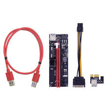 VER009S PCI-E Riser Card 009S PCI Express PCIE 1X to 16X Extender 1M 0.6M USB 3.0 Cable 6Pin Power for GPU Mining Miner 2024 - buy cheap