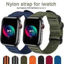 Nylon Watchband for Apple Watch Band Series 5 4 3 2 1 Sport Bracelet For iwatch 42 mm 38 mm 40mm 44mm Strap For iwatch 2024 - buy cheap