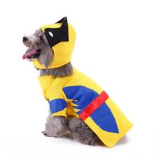 Fantasia de cachorro e gato para cosplay, fantasia de super herói wolverine, para dia das bruxas, natal, festa de pequeno cachorro, casaco 2024 - compre barato