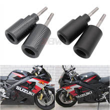 Мотоцикл черный/карбоновый без рамки ползунки защита от падения для Suzuki GSXR600 GSXR750 GSXR GSX-R 600 750 K4 2004-2005 2024 - купить недорого