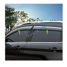 Для Toyota Highlander 2018 2019 2020 кузова автомобиля пластиковые окна стекло Ветер козырек Дождь/Защита от солнца Vent рамка 4 шт 2024 - купить недорого