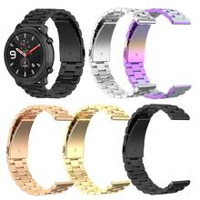 Steel Strap for Xiaomi Huami Amazfit GTR 47mm Bracelet Wrist Band for Huami Amazfit Bip BIT Youth Watchband 2024 - buy cheap
