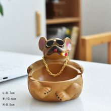 Resin Animal Ashtray Design Smoking Desk Accessories Cigar Ashtray for Home Outdoor House Golden Gift Craft Ash tray 2024 - buy cheap