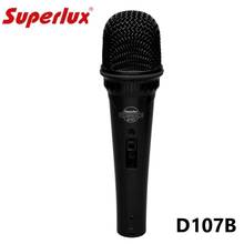 Superlux D107B-micrófono dinámico de mano, sonido en vivo, grabación de karaoke, ordenador 2024 - compra barato