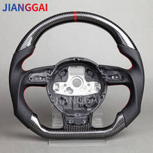 Carbon Fiber Steering Wheel For Audi RS3 RS4 RS5 RS6 RS7 2012-2016 s3 2014-2017 s4 2013-2015 s5 2012 2013 2014 2015 2016 2024 - buy cheap