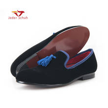 Fashion Leather Tassel Men shoes Men's Party Wedding Shoes Men velvet loafers Men's Flats shoes Size US 6-16 Free sipping 2024 - buy cheap