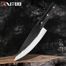 XITUO-cuchillo forjado hecho a mano, utensilio para filetear matadero, de acero inoxidable, para cocina, carnicero, pesca, picador de carne 2024 - compra barato