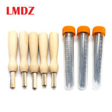 LMDZ 60Pcs 3 Sizes Wool Felting Needles With 5Pcs Wooden Needle Felting Pen Kits with Clear Bottles Needle Felting Kit Tool 2024 - buy cheap