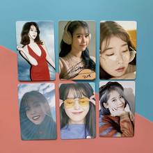 10Pcs/Set IU Ji Eun KPOP New Album Self Made Paper Lomo Card Photo Card Poster Photocard Fans Gift Collection 2024 - buy cheap