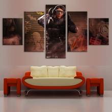 Home Decor Poster HD Pictures Prints Canvas 5 Piece Modular Canvas Soldier Living Room Game Art Decorative Painting Framed 2024 - buy cheap