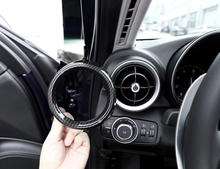 Передняя боковая крышка для кондиционера из углеродного волокна, АБС-пластик, отделка для Alfa Romeo Giulia 2017 2018 2024 - купить недорого
