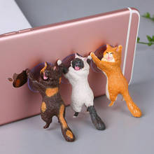 Держатель для телефона, универсальный, в виде кошки, на мобильный телефон градусов, для планшетов, для автомобиля, Xiaomi, Huawei, Samsung 2024 - купить недорого