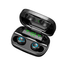S11 power bank fones de ouvido bluetooth esporte sem fio na orelha tws gaming fone ruído com controle toque mic 2024 - compre barato