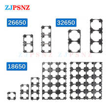 10Pc 18650 21700 26650 32650 12345 Battery Spacer Radiating Holder Bracket 1/2/3P li-ion Battery Holder Bracket Cylindrical Hold 2024 - buy cheap