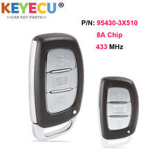 KEYECU Smart Keyless-Go Remote Car Key for Hyundai Sonata 2015 +, Fob 3 Button - 433MHz - 8A Chip - P/N: 95440-C3000 2024 - buy cheap