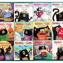 12Pcs/set 20.5x20.5cm Little Black Cat In Kindergarten Best Picture Books Children Baby Famous Story Age 1 Up Festival Gift Book 2024 - buy cheap