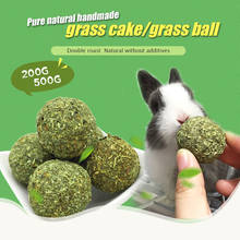 200g/500g Flower Straw Cake Alfalfa Rabbit Food Guinea Pig Pet Molar Snacks Rabbit Love Molar Straw Cake 2024 - buy cheap