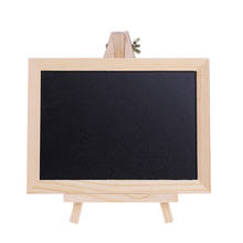 Wood Tabletop Chalkboard Double Sided Blackboard Message Board Children Kids Toy 2024 - buy cheap