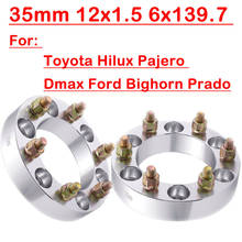 Espaciadores de rueda para Hilux Pajero Triton Ranger Dma, 35mm, 6x139,7 (5,5 "), M12x1.5, 1 ud. 2024 - compra barato