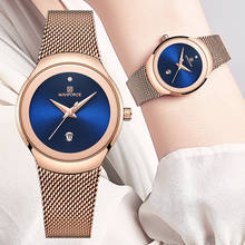 NAVIFORCE Women Fashion Gold Quartz Watch Lady Casual Waterproof Simple Wristwatch Gift for Girls Wife Saat Relogio Feminino 2024 - buy cheap