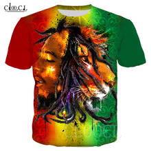 Camiseta de gran tamaño con estampado 3D para hombre y mujer, ropa de calle masculina, informal, Hip Hop, con diseño de Reggae Creator Bob 2024 - compra barato