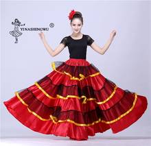 Lady Spanish Flamenco Skirt Dance Costumes Clothing Women Spain Gypsy Swing Dress Bullfight Clothes Festival Belly Dance Wear 2024 - buy cheap