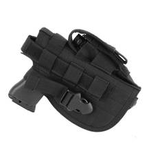 Coldre tático glock molle universal, suporte para pistola airsoft, oculto de combate militar, cs, cintura, capa de arma rápida para tiro 2024 - compre barato