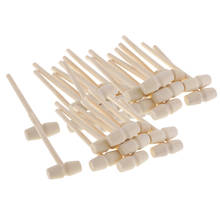 30Pcs Wooden Hammer Wood Mallets Small for Seafood Lobster Crackers Lot 2024 - buy cheap