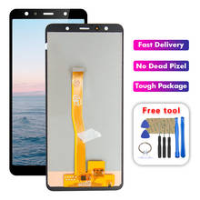 6.0'' OLED LCD for SAMSUNG Galaxy A7 2018 SM-A750F A750F A750 LCD Display Touch Screen Digitizer Assembly With Frame 2024 - buy cheap