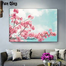 5D DIY Diamond Painting Cherry blossoms Diamond Mosaic Cross stitch full Square/round diamond Rhinestone Home Decor Picture 2024 - buy cheap