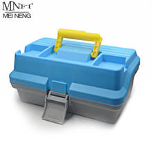MNFT Fishing Line Hooks Lure Storage Suitcase Portable Outdoor Fishing Tackle 2 Layer Boat  LuYa Fishing Container Carp Box 2024 - buy cheap