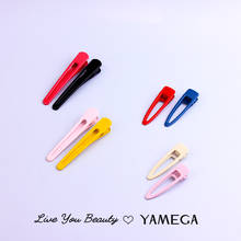 2 pçs/lote coreano duckbill pinos de cabelo simples pintado colorido doce grampo de cabelo headpiece acessórios para meninas 2024 - compre barato