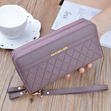 Long Women's Wallet Female Purses Tassel Coin Purse Card Holder Wallets Female Pu Leather Clutch Money Bag Pu Leather Wallet 2024 - buy cheap