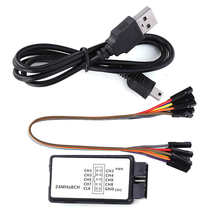 USB Logic Analyzer Mini Portable 5MHz 24M 8 Channel Logic Analyzer Device Set LA1002 with Cables 2024 - buy cheap