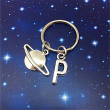 Space Keychain, Monogram, Planet Gifts, Space Theme Gift, Plant Keychain with Initial 2024 - buy cheap