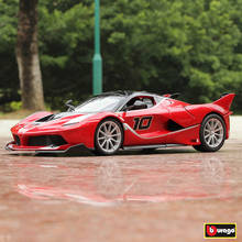 Bburago 1:18 Феррари FXXK 10 автомобильный брелок для автомобильных ключей, имитационная модель автомобиля украшение для дома подарок игрушка Литье под давлением модель игрушка для мальчиков 2024 - купить недорого