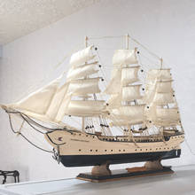 Venda imperdível-modelo de barco a vapor de madeira, ornamento para decoração de sala de estar, estilo europeu, madeira maciça 2024 - compre barato
