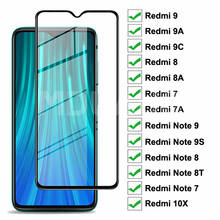 9D Защитное стекло для Xiaomi Redmi 9 9A 9C 8 8A 7 7A 10X, закаленное защитное стекло для экрана Redmi Note 7 8 8T 9S 9 Pro Max, стеклянная пленка 2024 - купить недорого