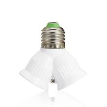 E27 To 2E27 Adapter E27 To 2 E27 Base Socket Lamp Holder Converter Power Adapter LED Light Bulb Extend Plug 2024 - buy cheap