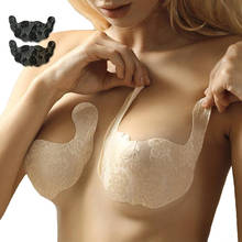 Sujetador sexi para mujer adhesivo Push Up Bra almohadillas sin tirantes de talla grande Invisible cinta de elevación de pecho de encaje adhesivos para sujetador Sticky Bra 2024 - compra barato